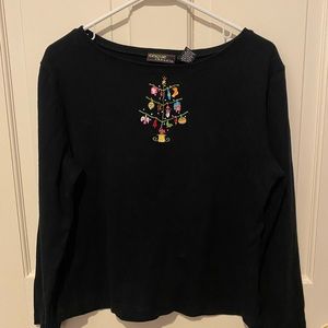 Onque Casuals Holiday / Christmas Long Sleeved Shirt LARGE